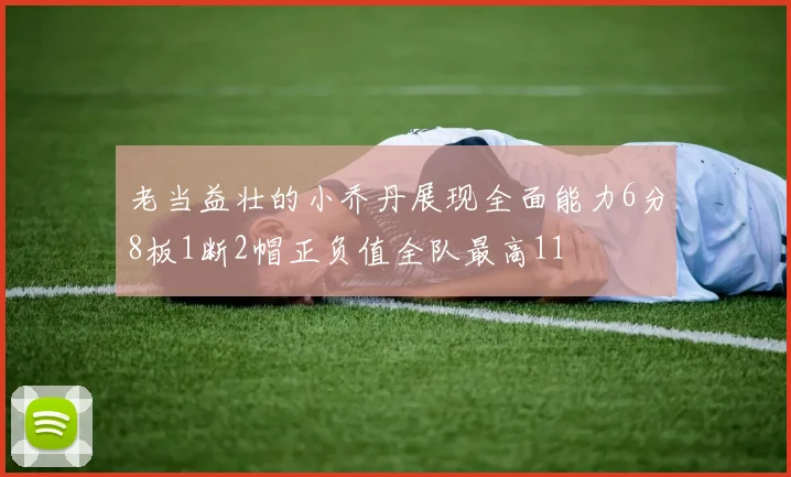 老当益壮的小乔丹展现全面能力6分8板1断2帽正负值全队最高11